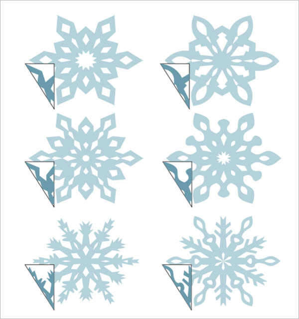 Free Printable 3d Snowflake Template