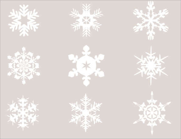 snowflake template printable