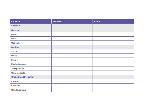 event marketing timeline template