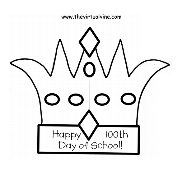 printable crown template