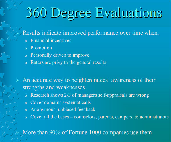 360 evaluation questions