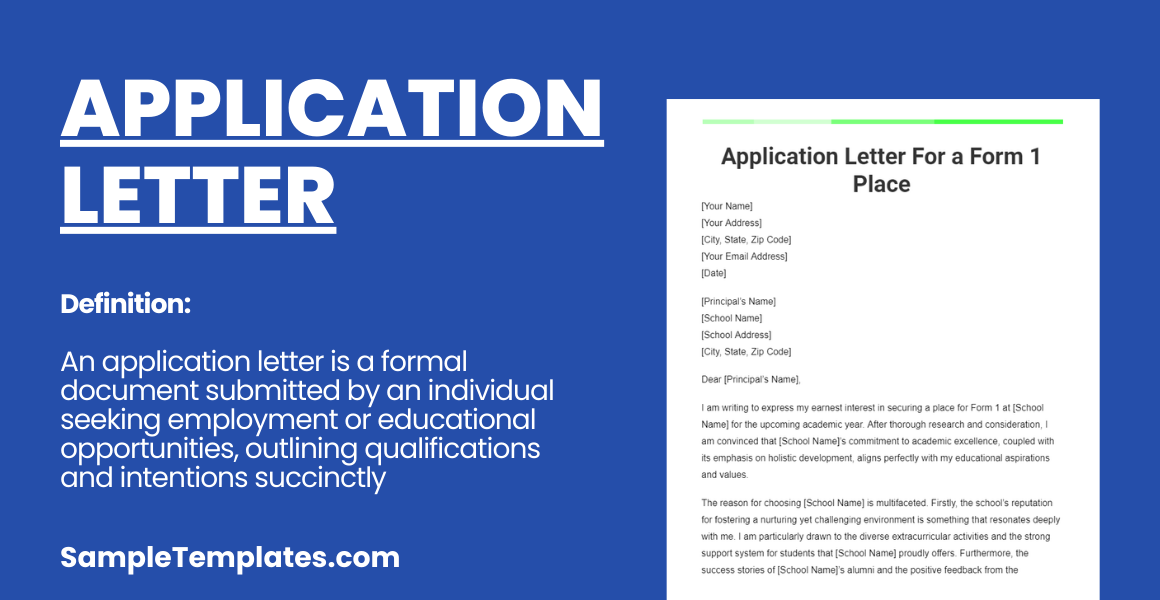 application letter