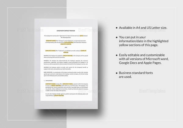 employment contract template1