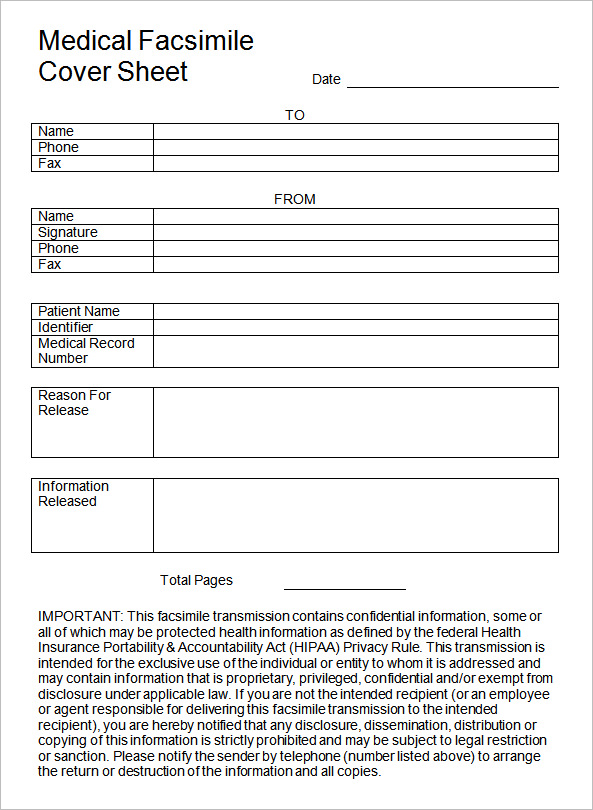 free 5 printable fax cover sheet templates in ms word pdf