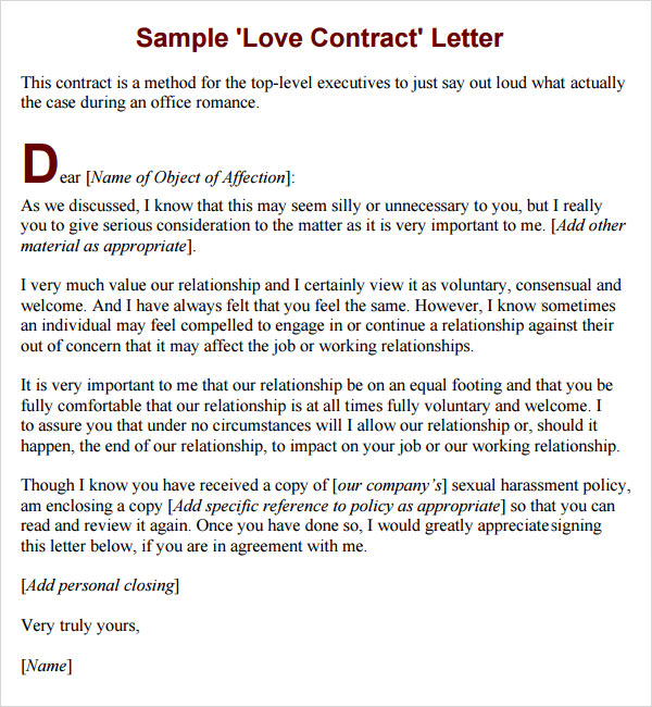 What should you include on contract forms?