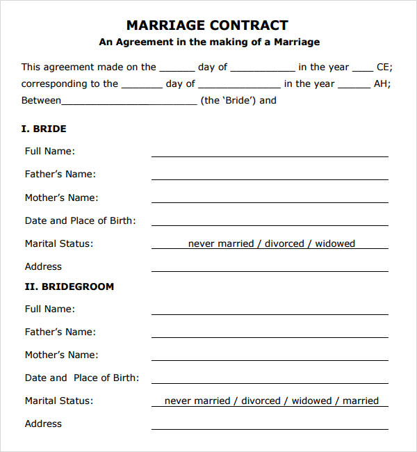 free-14-sample-marriage-contract-templates-in-pdf-ms-word-pages