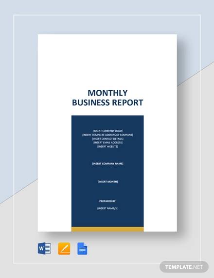 monthly business report2