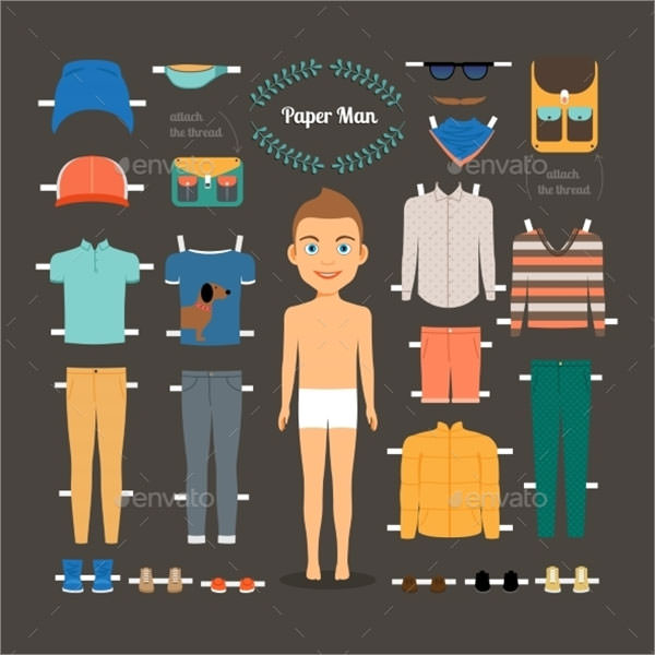 FREE 7+ Paper Doll Samples in PDF | MS Word | EPS