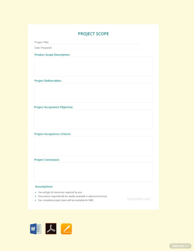 project scope of work template1
