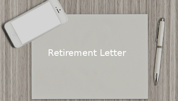 Retirement Letter