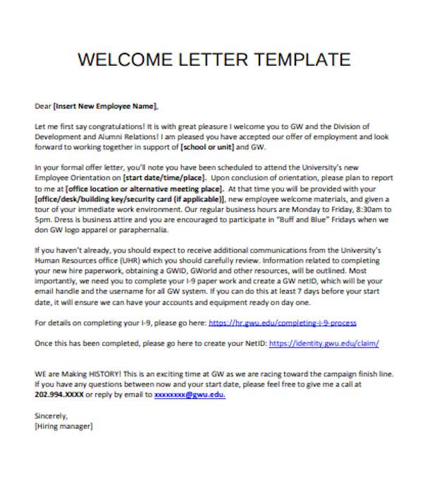 How To Write A Welcome Letter With Free Template Downloads ZOHAL