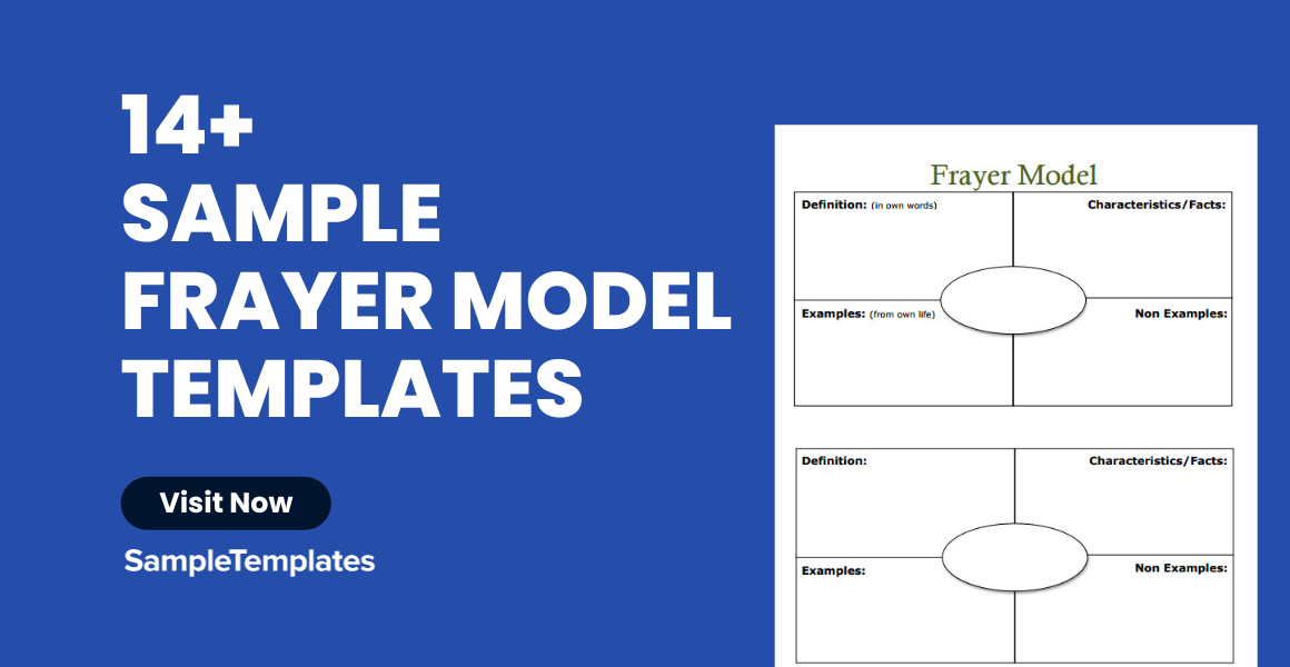 sample frayer model templates