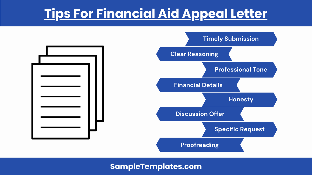 tips for financial aid appeal letter