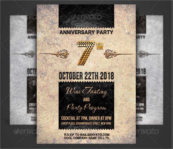 anniversary party invitation template