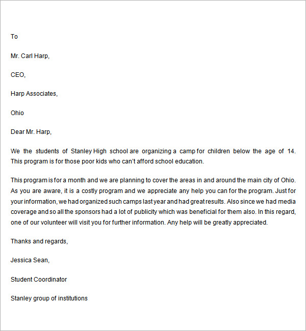 Application letter for medical claim