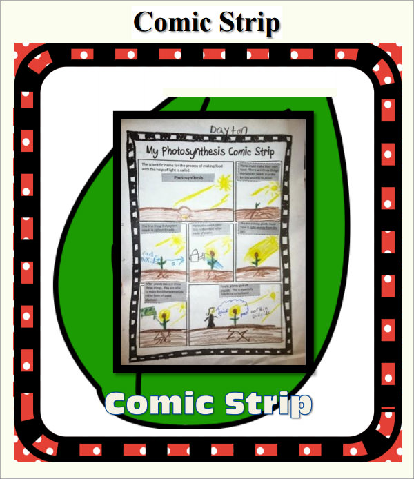 blank comic strip template