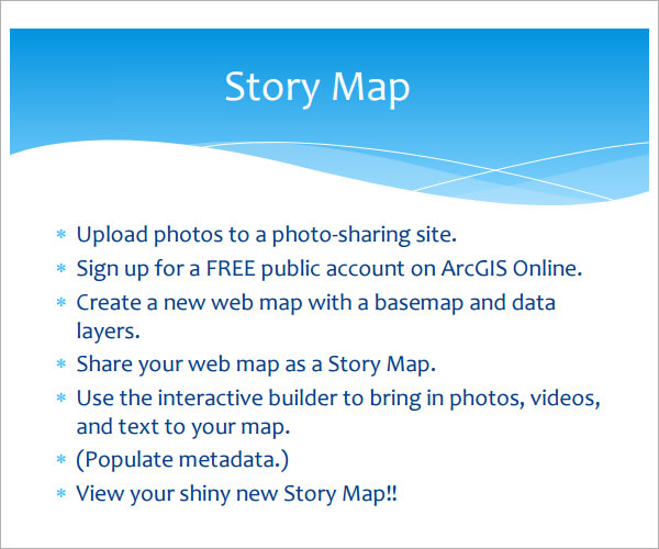 blank story map