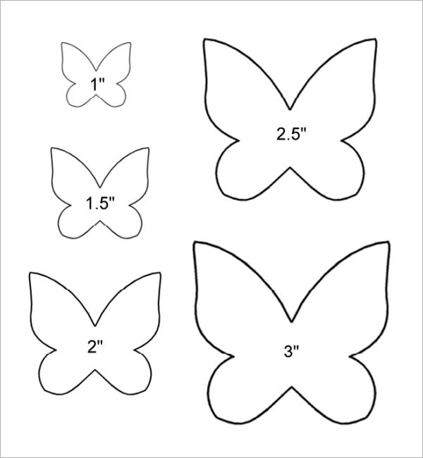 butterfly outline template