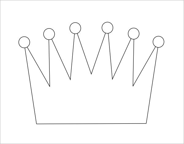 crown template cut out