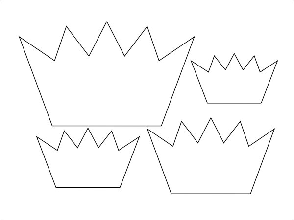 crown template printable