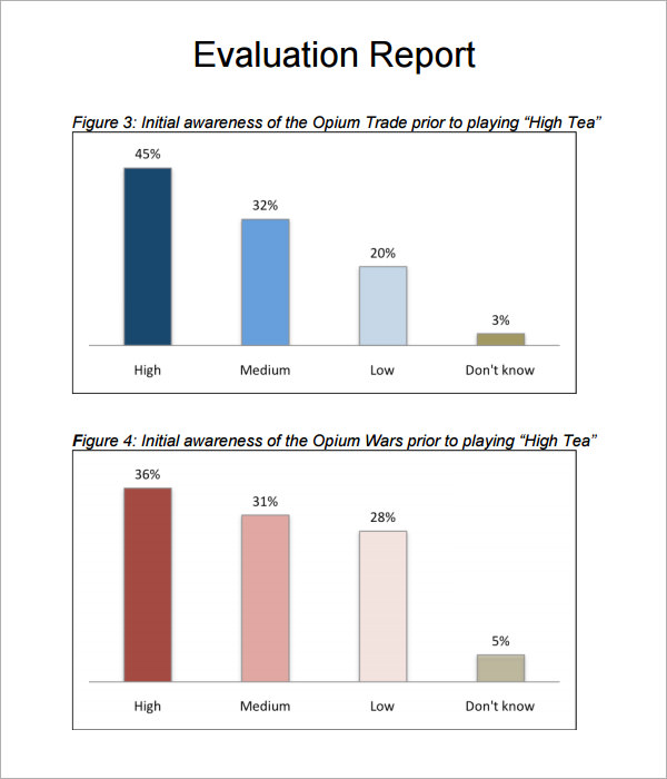 evaluation report form