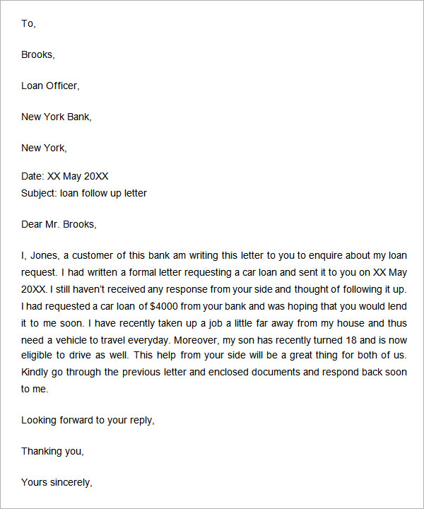 33+ How To Write A Follow Up Letter On Job Application example