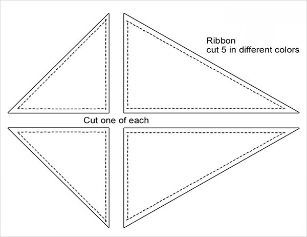 printable kite shape