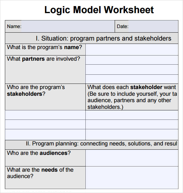 logic model worksheet1