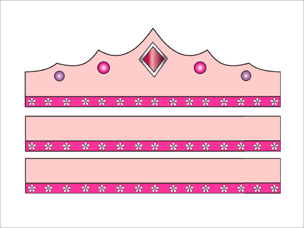 princess crown pumpkin template