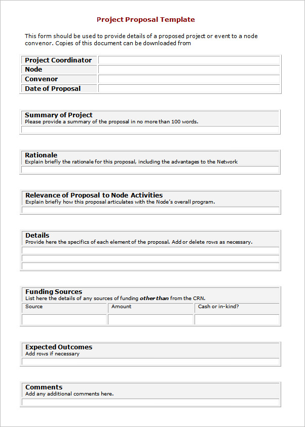 FREE 22 Sample Project Proposal Templates In Google Docs MS Word 