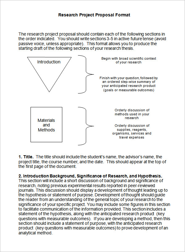 Research Project Proposal Template