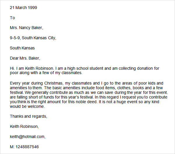 How To Ask For Donations Sample Letter How To Ask For Donations Sample Letter