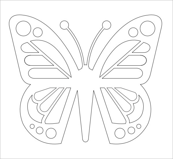 butterfly template pdf download