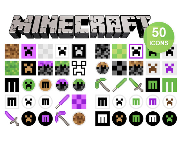 Free 5 Sample Minecraft Pixels Arts In Psd Vector Eps Pdf
