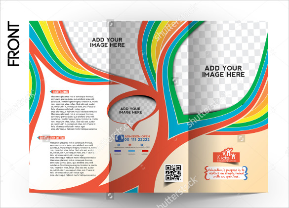 attractive school brochure template