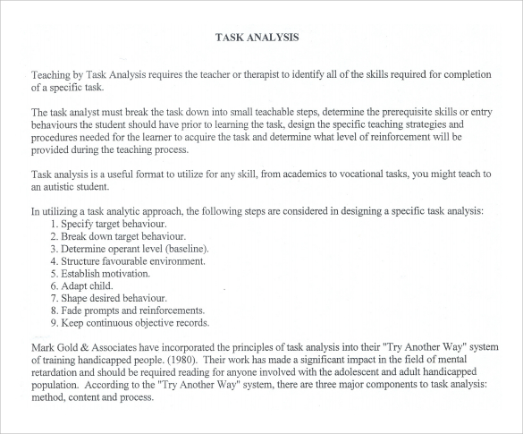 task analysis template1