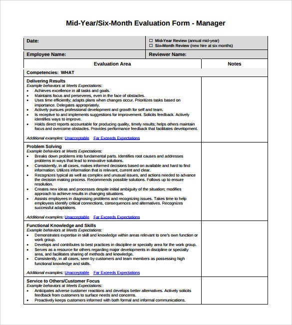 evaluation form for your boss
 FREE 7+ Supervisor Evaluation Samples in PDF