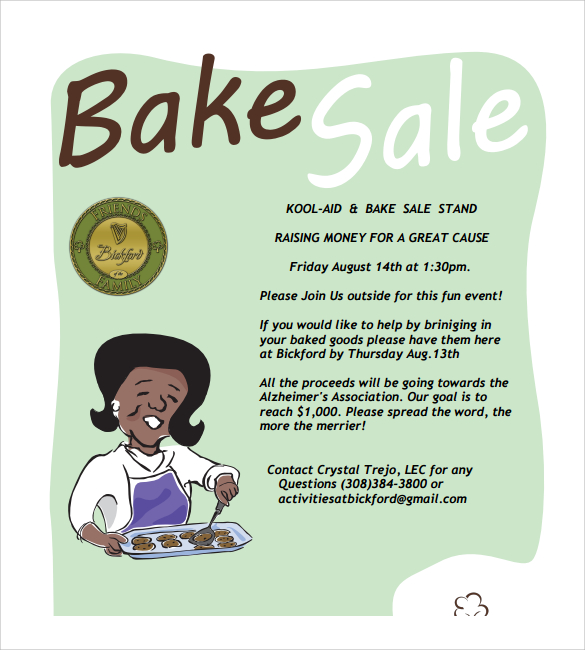 FREE 21+ Bake Sale Flyers Templates in AI InDesign MS Word Pages