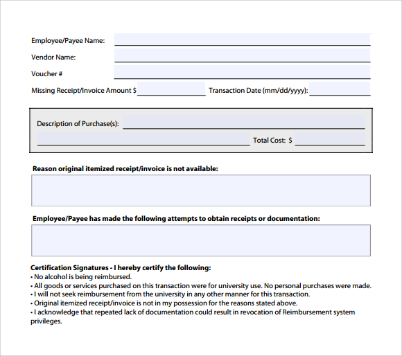 FREE 10 Sample Itemized Receipt Templates In Google Docs