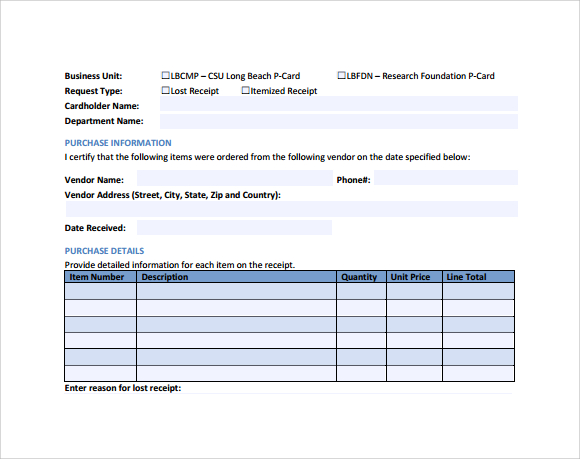 FREE 10 Sample Itemized Receipt Templates In Google Docs