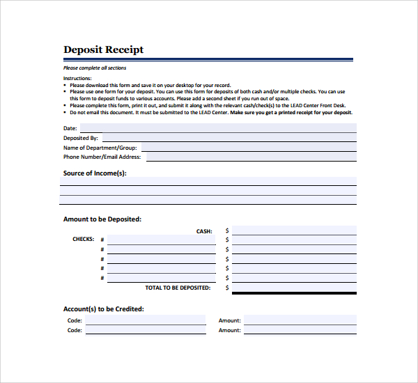 deposit receipt template1