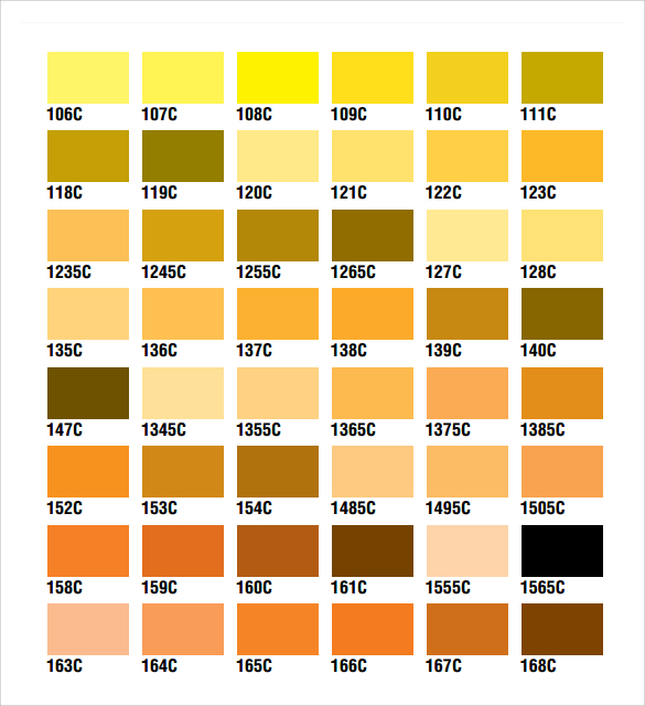 printable cmyk color chart