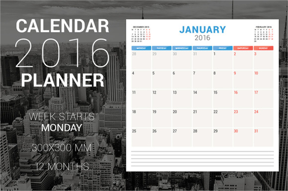 FREE 7 Indesign Calendar Templates In InDesign EPS