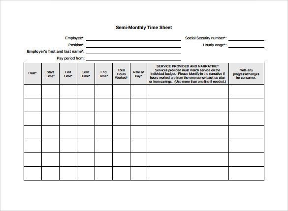 free 23 sample monthly timesheet templates in google docs