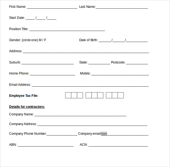 printable blank payroll form