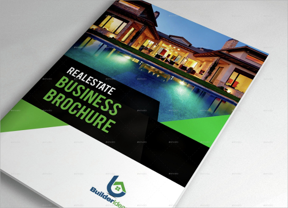 real estate business brochure template