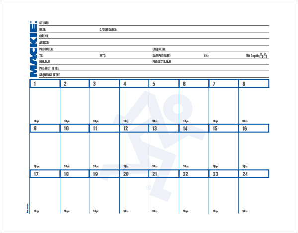 printable tracking sheet template