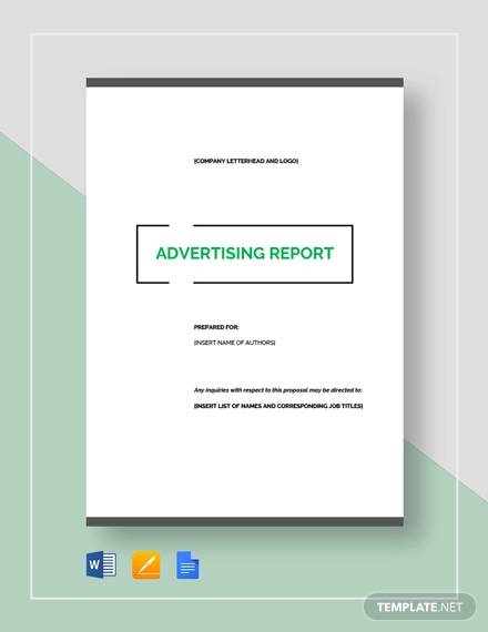 advertising report 