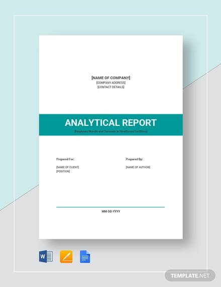 analytical report