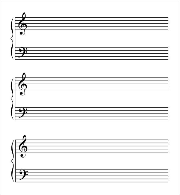 blank music paper template
